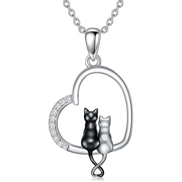 わんこアクセサリー Dog Keychain KZX Cat And Dog Necklace Fo Women S925 Steling